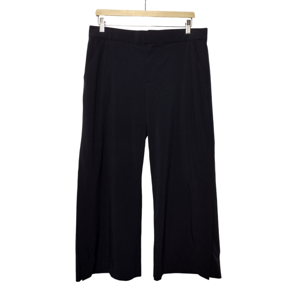Athleta Tribeca Crop Wide Leg Side-Snaps Pants